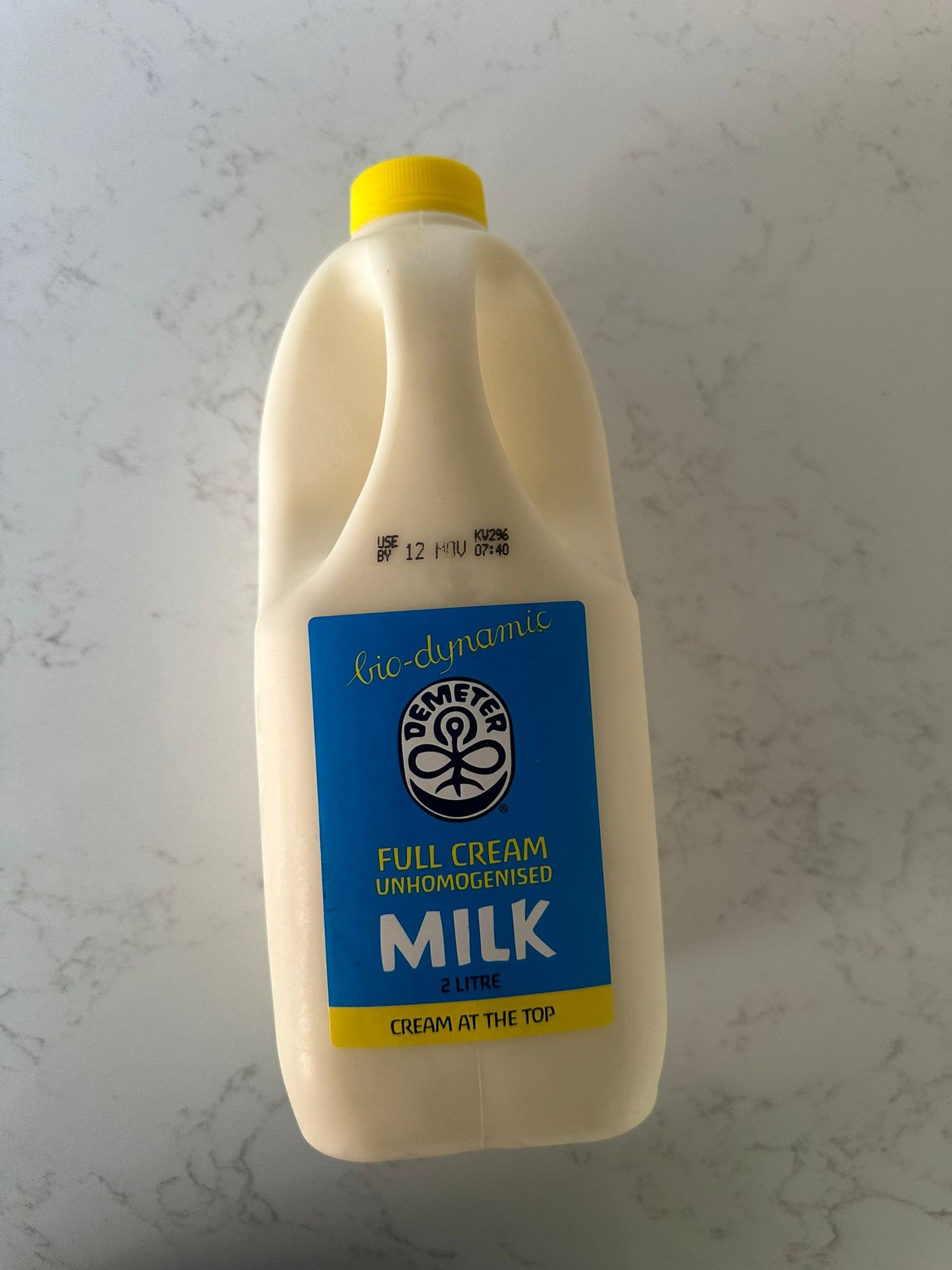 Organic Milk Unhomogenised - 2ltr