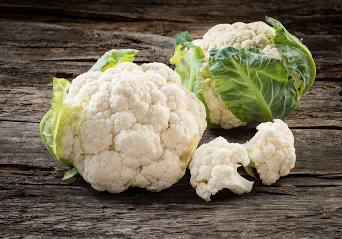 Organic cauliflower Head