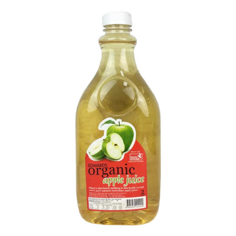 Organic Edwards Organic Apple juice- 2ltr