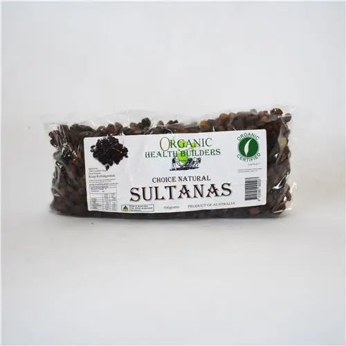 Organic Sultanas 500gm